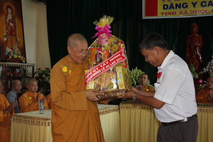 Ngọc Chơn pagoda at Loi Thuan commune, Ben Cau dist, Tay Ninh province celebrates the Buddhist Parents Day Festival 2014 